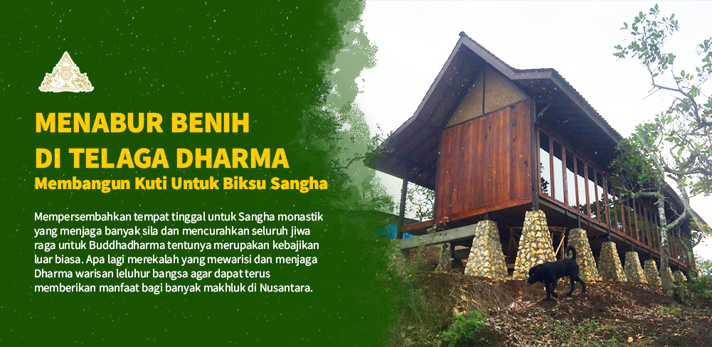 Mari Bangun Kuti Sangha di Biara Indonesia Tusita Vivaranacarana Vijayasraya